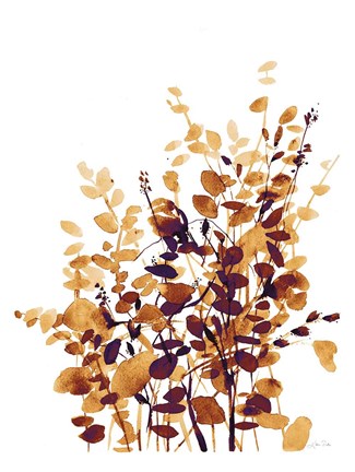 Framed Brown Botanicals Print