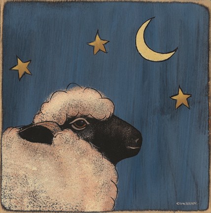 Framed Little Sheep Print
