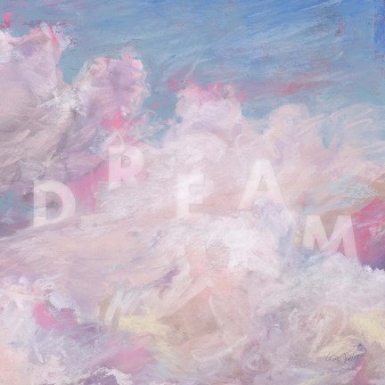 Framed Daydream Pink 04 Print