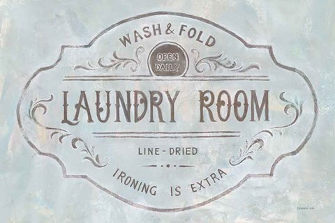 Framed Laundry Day VIII Print