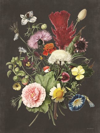 Framed Vintage Bouquet Print