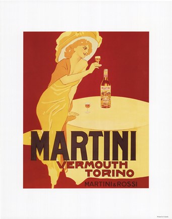 Framed Vermouth Torino Print