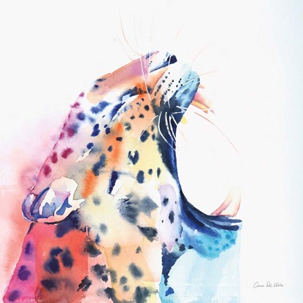 Framed Wild Leopard Print