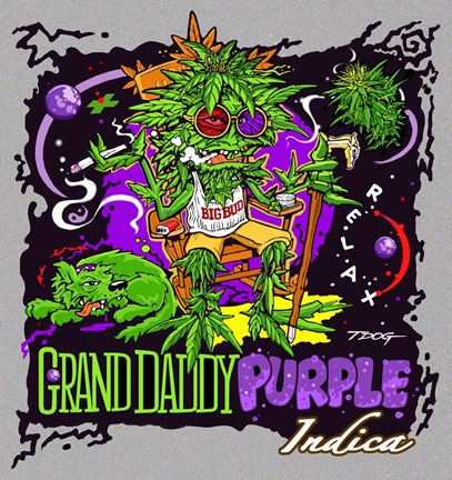 Framed Granddaddy Purple Print