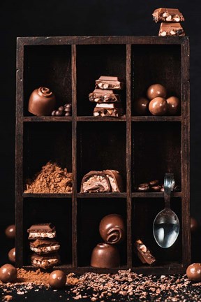 Framed Chocolate Collection Print