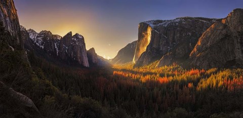 Framed Yosemite Firefall Print