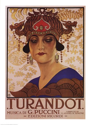 Framed Turandot Print