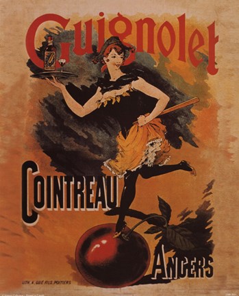 Framed Guignolet Cointreau Print