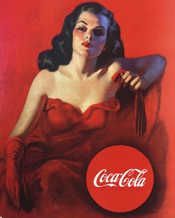 Framed Coca-Cola Model Print