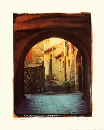 Framed Italian Lane I Print