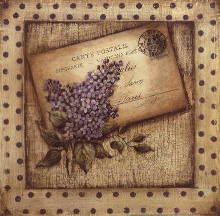 Framed Paris Lilac Print