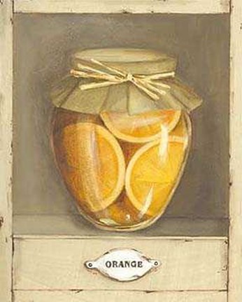 Framed Orange Jar Print