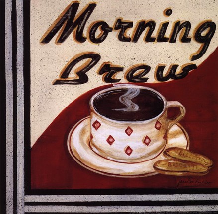 Framed Morning Brew Print