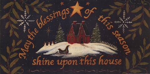 Framed Blessings of the Seasons Print