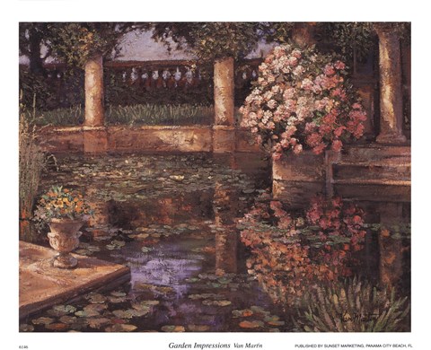 Framed Garden Impressions Print