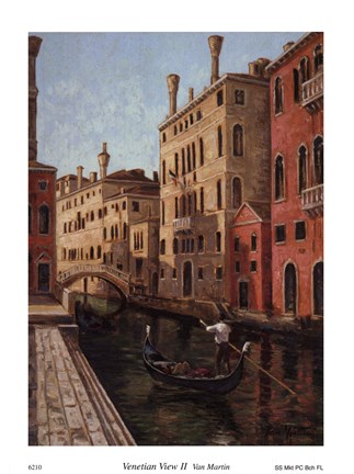 Framed Venetian View II Print