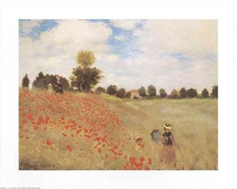 Framed Poppy Fields Print