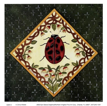 Framed Lady Bug Print