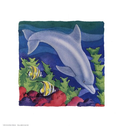 Framed Dolphin Friend Print