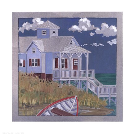 Framed Nautical House Print