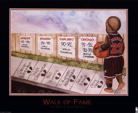 Framed Walk of Fame Print