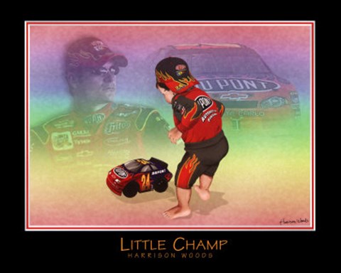 Framed Little Champ Print