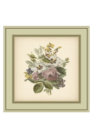 Framed Tuscany Bouquet (P) XII Print