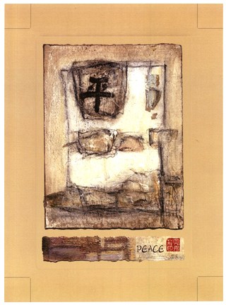 Framed Mini-Chinese-Peace I Print