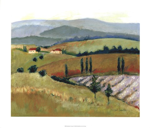 Framed Daydreams in Tuscany II Print