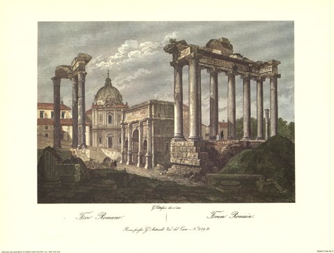 Framed Roman Forum Print