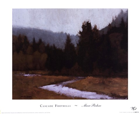Framed Cascade Foothills Print