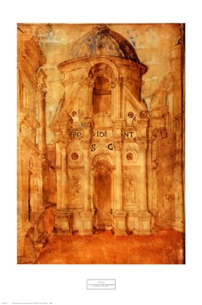 Framed Cityscape with the Tempio Malatestiano Print