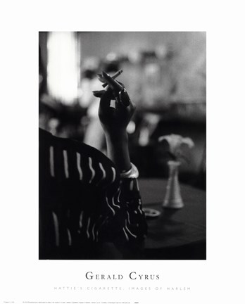 Framed Hattie&#39;s Cigarette, Images of Harlem Print