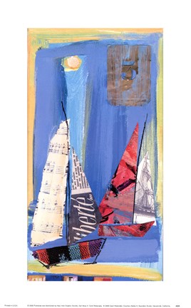 Framed Sail Away II Print