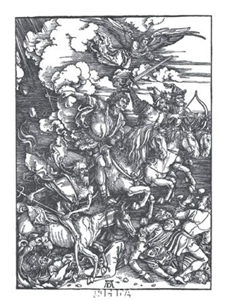 Framed Four Horsemen of the Apocalypse Print