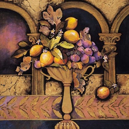 Framed Memories of Provence/Lemons &amp; Figs Print