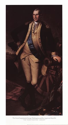 Framed George Washington, 1779 Print