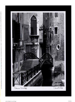 Framed Venice Bridge Print