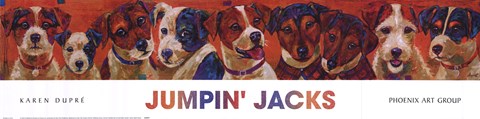 Framed Jumpin&#39; Jacks Print