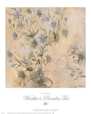 Framed Warbler&#39;s Paradise Two Print