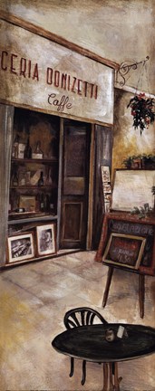 Framed Storefront Of Italy II Print