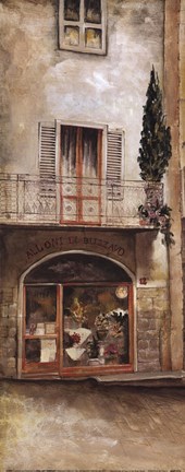 Framed Storefront Of Italy IV Print