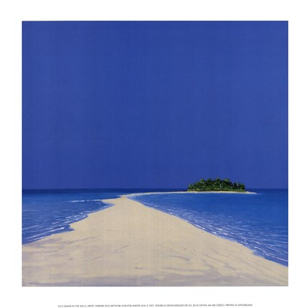 Framed Island in the Sun II Print