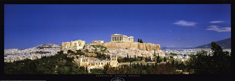 Framed Acropolis, Athens, Greece Print