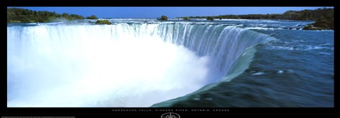 Framed Horseshoe Falls, Niagara River, Ontario, Canada Print