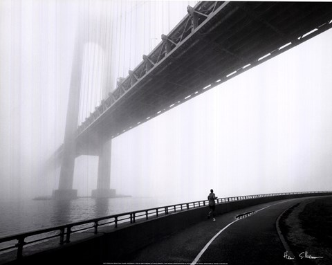 Framed Verrazano Bridge Print