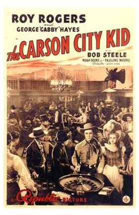Framed Carson City Kid Print