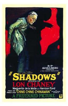 Framed Shadows Lon Chaney Print