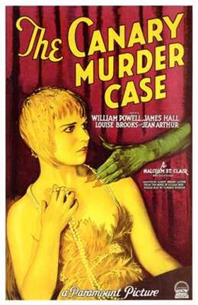 Framed Canary Murder Case With William Powell Print