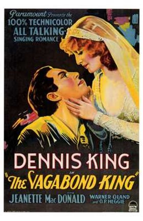 Framed Vagabond King (movie poster) Print
